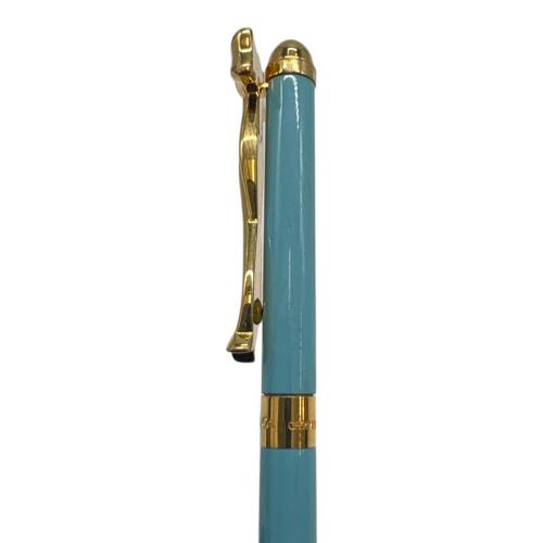 TIFFANY & Co. (ティファニー) リボンモチーフ ボールペン ターコイズ
