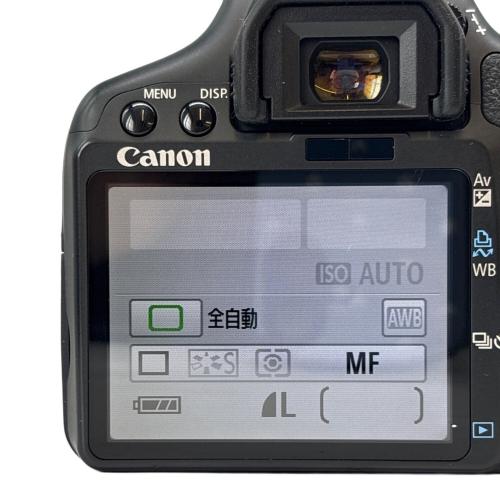 CANON (キヤノン) デジタル一眼レフカメラ DS126181 カバー破損有 EOS Kiss X2 レンズキット/収納ボックス付き