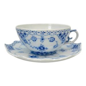 ROYAL COPENHAGEN (ロイヤル・コペンハーゲン) カップ&ソーサー ブルーフルーテッド・フルレース