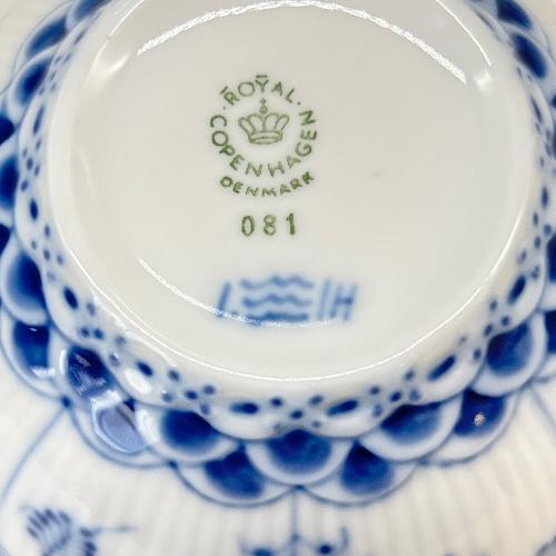 ROYAL COPENHAGEN (ロイヤル・コペンハーゲン) カップ&ソーサー ブルーフルーテッド・フルレース
