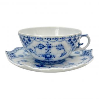ROYAL COPENHAGEN (ロイヤル・コペンハーゲン) カップ&ソーサー ブルーフルーテッド・フルレース