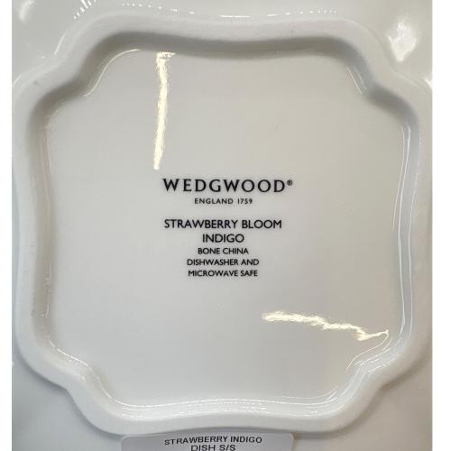 Wedgwood (ウェッジウッド) スモールプレート ■ ストロベリー ブルーム インディゴ