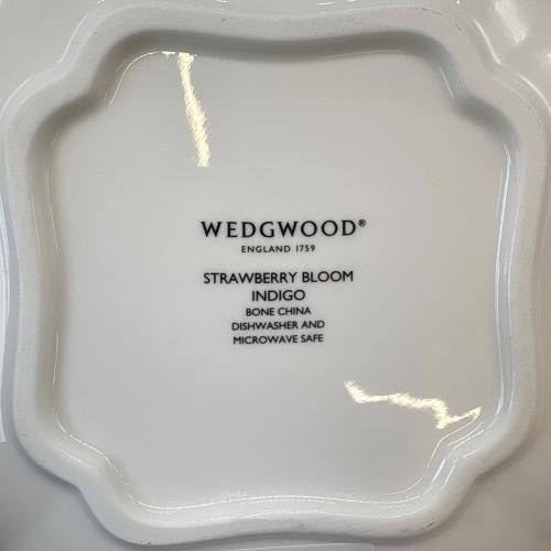 Wedgwood (ウェッジウッド) スモールプレート ■ ストロベリー ブルーム インディゴ