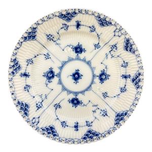 ROYAL COPENHAGEN (ロイヤル・コペンハーゲン) プレート 約19cm ブルーフルーテッド・フルレース