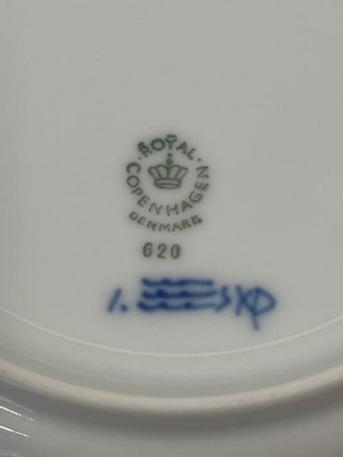 ROYAL COPENHAGEN (ロイヤル・コペンハーゲン) プレート 約19cm ブルーフルーテッド・フルレース