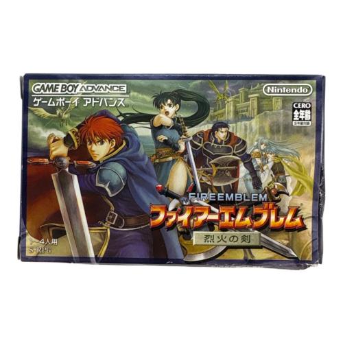 Nintendo (ニンテンドー) ファイアーエムブレム 烈火の剣 ゲームボーイアドバンス用ソフト CERO A (全年齢対象)