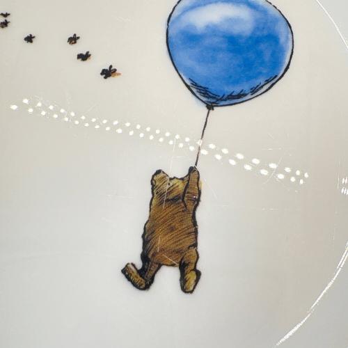 Noritake (ノリタケ) プレート クラシックプー 19.5cm 2枚キズ有 Winnie the Pooh