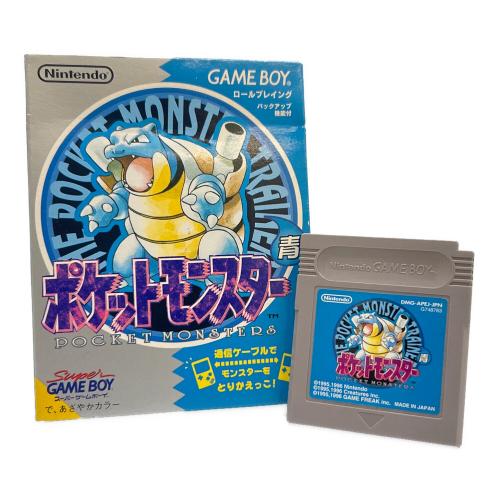 ポケットモンスター 青 ゲームボーイ用ソフト -