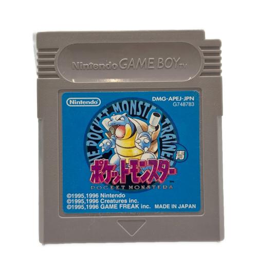 ポケットモンスター 青 ゲームボーイ用ソフト -