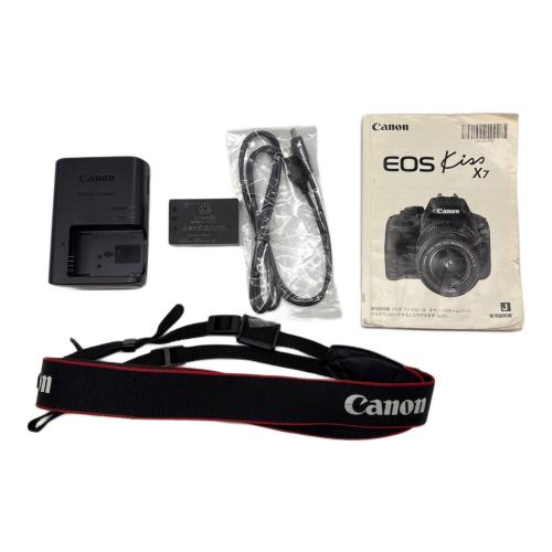 CANON (キヤノン) デジタル一眼レフカメラ ダブルズームキット EOS  kiss X7