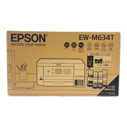 EPSON (エプソン) インクジェットプリンタ EW-M634T