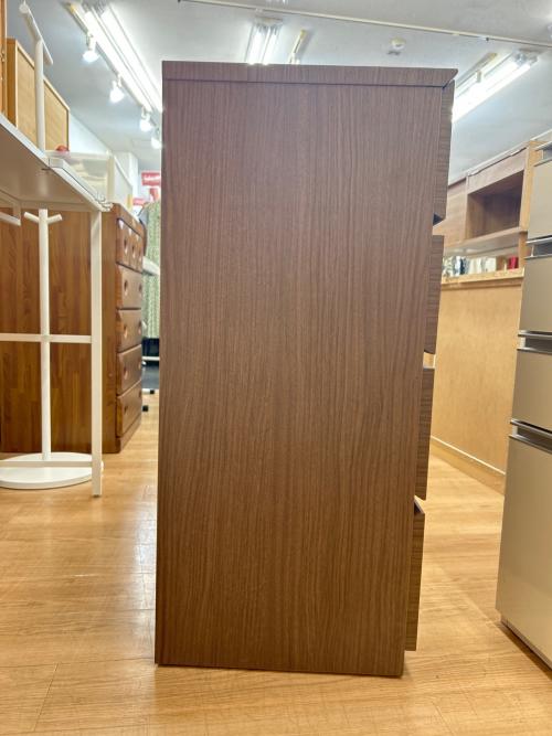 ニトリ ローチェスト QUESS 80-4LC MBR ブラウン クエス