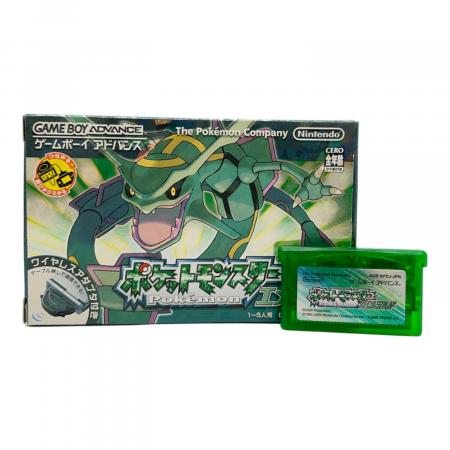 ポケットモンスター エメラルド　ソフト ポケットモンスター エメラルド ゲームボーイアドバンス用ソフト CERO