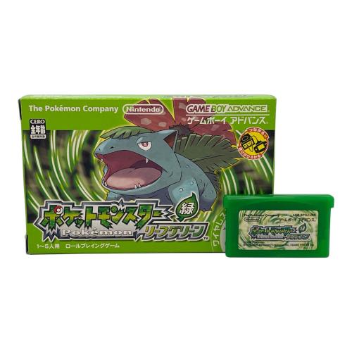 ポケットモンスター リーフグリーン ゲームボーイアドバンス用ソフト CERO A (全年齢対象)