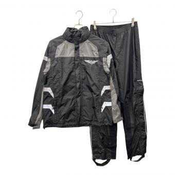 HARLEY-DAVIDSON (ハーレーダビッドソン) フルスピード・リフレクティブ・レインスーツ レインウェアセット 98336-15VM メンズ SIZE S ブラック×グレー