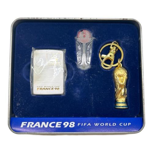 ZIPPO (ジッポ) オイルライター 1998年 フランスワールドカップ キーホルダーセット