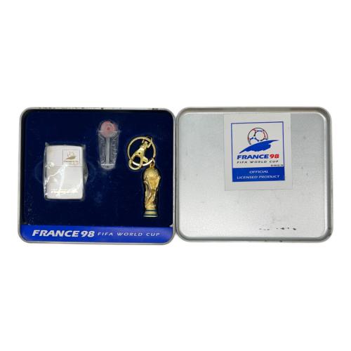 ZIPPO (ジッポ) オイルライター 1998年 フランスワールドカップ キーホルダーセット