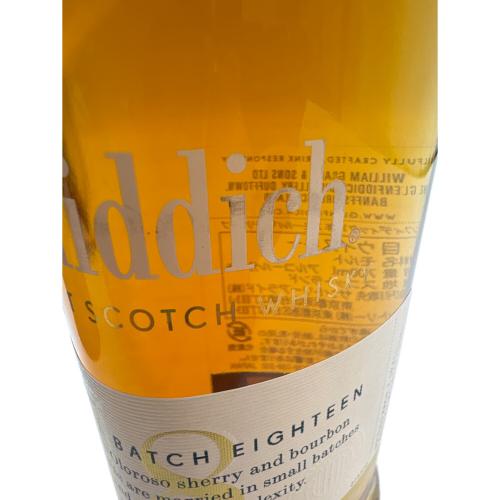 グレンフィディック (Glenfiddich) スコッチウイスキー 18年 700ml