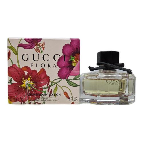 GUCCI (グッチ) オードトワレ 日本語成分表記有 50ml 残量80%-99% フローラバイグッチアニバーサリーエディション