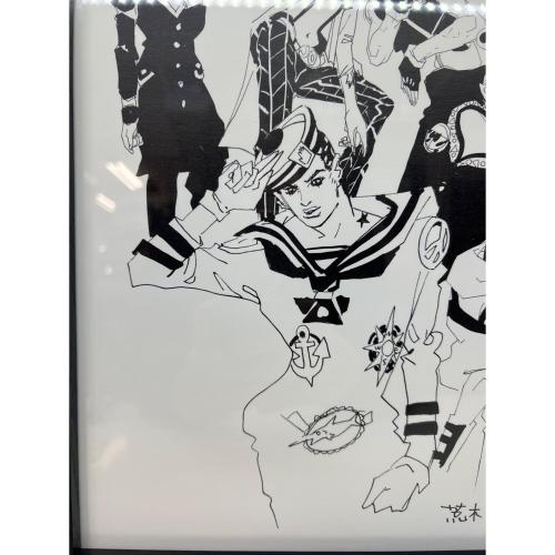 ジョジョの奇妙な冒険 (ジョジョノキミョウナボウケン) ドローイングアート 複製原画 キャラクターグッズ @