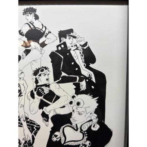 ジョジョの奇妙な冒険 (ジョジョノキミョウナボウケン) ドローイングアート 複製原画 キャラクターグッズ @