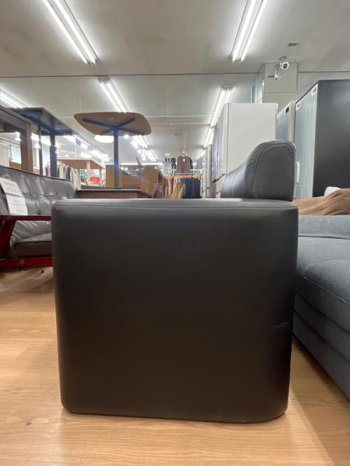 1人掛けソファー ブラック