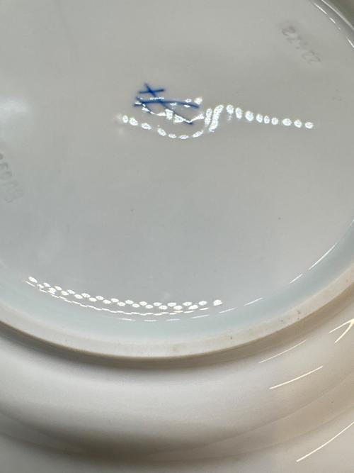 Meissen (マイセン) プレート 20cm ブルーオーキッド