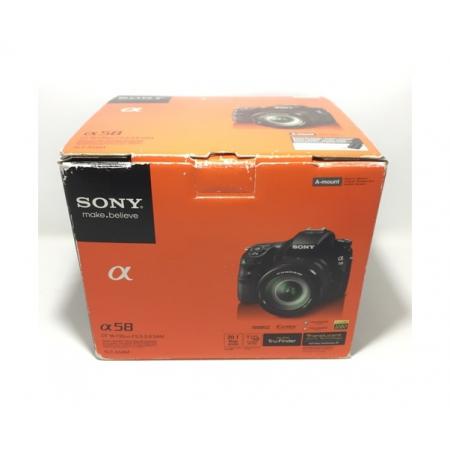SONY (ソニー) デジタル一眼レフカメラ SLT-A58 2040万画素(総画素) APS-C 専用電池 SDXCカード対応 6023621