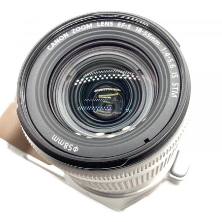 CANON (キャノン) デジタル一眼レフカメラ キャノンEFマウント EF-S18-55 IS STM レンズキット シルバー EOS Kiss X10 2580万画素(総画素) SDXCカード対応 031070018687