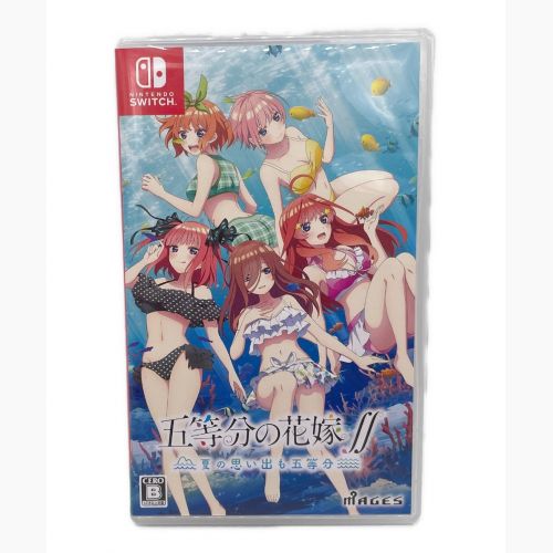 Nintendo Switch用ソフト 特典ドラマCD未開封 限定版 五等分の花嫁夏の