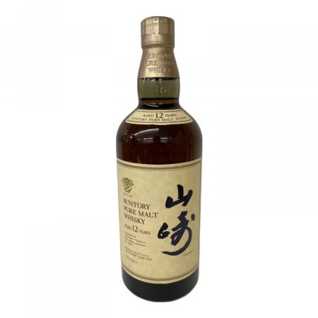 サントリー 山崎 12年 750ml ジャパニーズウィスキー ピュアモルト/金