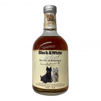 ブラックアンドホワイト スコッチウィスキー 750ml 未開封