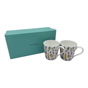 TIFFANY & Co. (ティファニー) ペアマグカップ 5th アベニュー ボーンチャイナ ニューヨーク