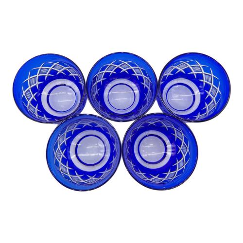 薩摩切子 (サツマキリコ) グラス 5Pセット