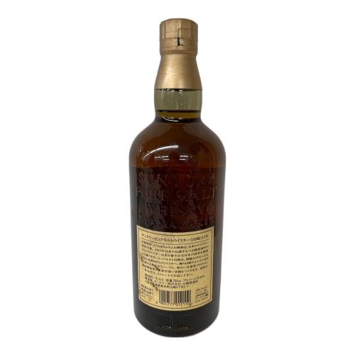 サントリー ジャパニーズウィスキー ピュアモルト ＊ラベルヨゴレ有 750ml 山崎 12年 未開封