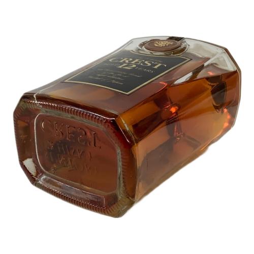 サントリー ウィスキー 700ml クレスト 12年 未開封