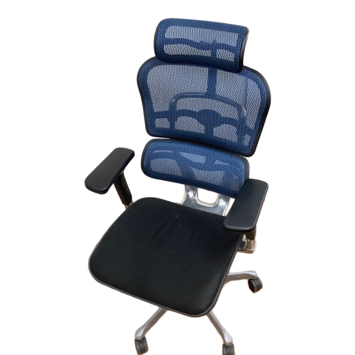 エルゴヒューマン プロ Ergohuman Pro ブラック エルゴヒューマン プロ / オットマン内蔵型 / ヘッドレスト有り