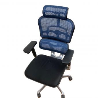 Ergohuman (エルゴヒューマン) ワークチェアー ブラック×ブルー PRO