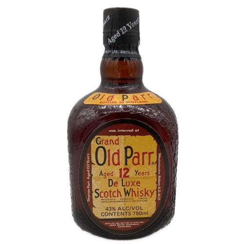オールドパー スコッチウィスキー 750ml デラックス 12年 未開封