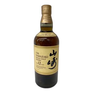 山崎12年 ジャパニーズウィスキー シングルモルト 700ml 未開封