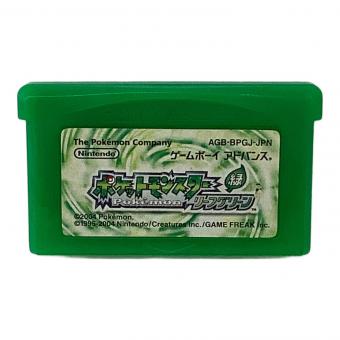 ゲームボーイアドバンス用ソフト ポケットモンスター リーフグリーン -