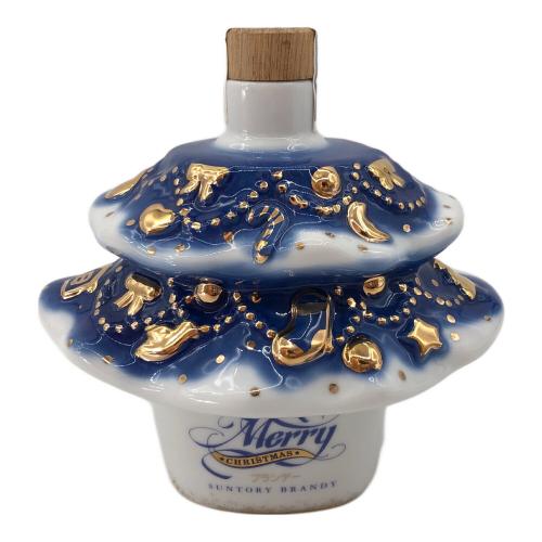 サントリー ブランデー 600ml メリークリスマス 1994 未開封  陶器ボトル 加藤工芸