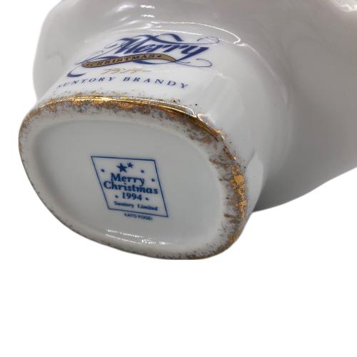 サントリー ブランデー 600ml メリークリスマス 1994 未開封  陶器ボトル 加藤工芸