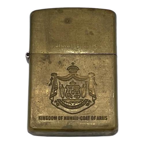 ZIPPO KINGDOM OF HAWAII COAT OF ARMS ゴールド 1990年製造