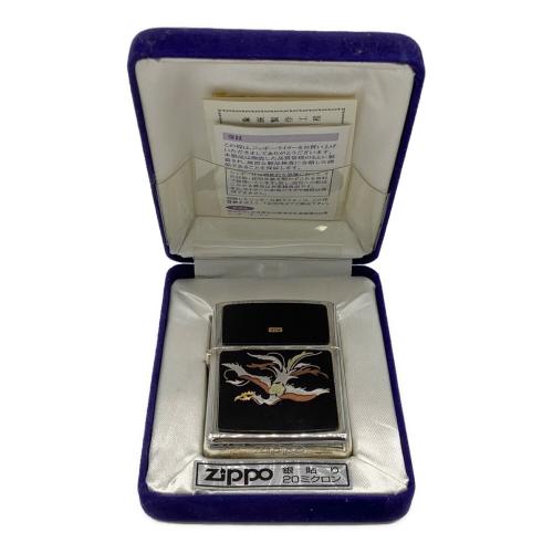 象嵌 ZIPPO 鶴