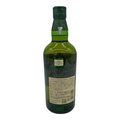 サントリー ジャパニーズウィスキー 700ml 白州 12年 未開封