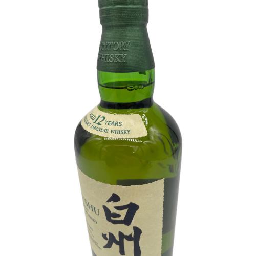 サントリー ジャパニーズウィスキー 700ml 白州 12年 未開封