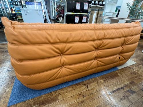 ligne roset  3人掛けソファー キャメル カバー付き ROSETTOGO