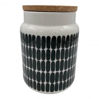 marimekko (マリメッコ) 保存容器 Alku jar ホワイト×ブラック