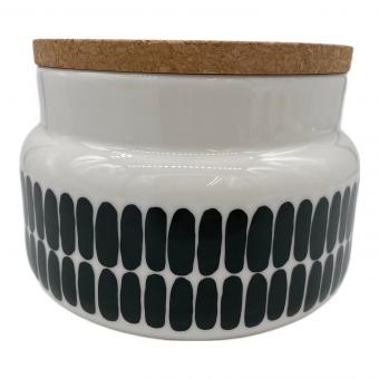 marimekko (マリメッコ) 保存容器 Alku jar ホワイト×ブラック